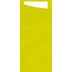 Duni Sacchetto Serviettentasche Uni lime, 8,5 x 19 cm, Tissue Serviette 2lagig wei, 100 Stck