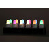 Duni 12er LED-Set warmweiß & multicolour, wiederaufladbar