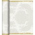 Duni Dunicel-Tischlufer Tte--Tte Royal White, 40cm breit, perforiert 1 Stck
