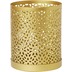 Duni Kerzenhalter aus Metall fr Maxi-Teelichter oder LED Bliss gold 100 x 80 mm 1 Stck