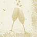 Duni Zelltuchservietten Celebrate White 33 x 33 cm 50 Stck