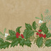 Duni Zelltuchservietten Snowy Berries 33 x 33 cm 50 Stck