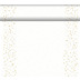 Duni Dunicel-Tischlufer Tte--Tte Golden Stardust white 24 m x 0,4 m (20 Abschnitte) 1 Stck
