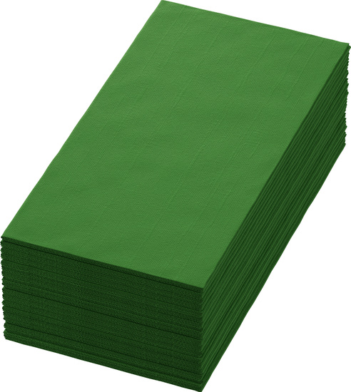 Duni Bio-Dunisoft-Servietten leaf green 40 x 40 cm 1/8 Buchfalz 60 Stck