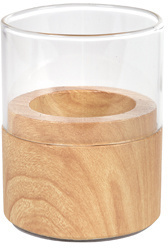 Duni Kerzenhalter Neat wood light 70 x 60 mm 1 Stck