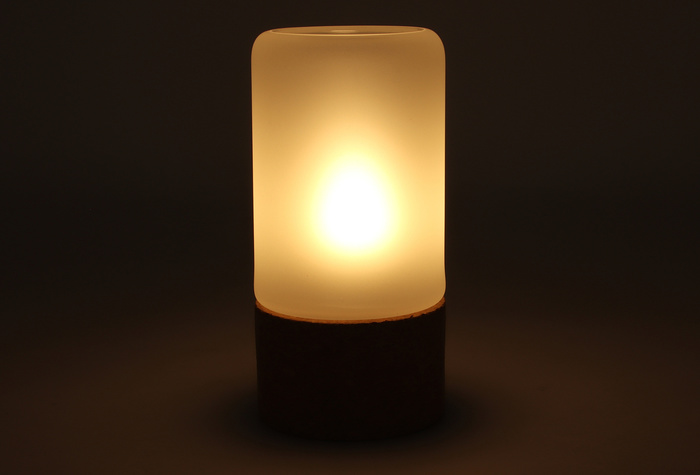 Duni LED-Kerzenhalter frosted Glas Hope -