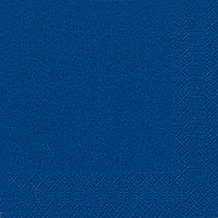 Duni Cocktail-Servietten 3lagig Tissue Uni dunkelblau, 24 x 24 cm, 20 Stück