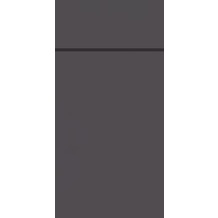 Duni Duniletto Slim Uni granitgrau, 40 x 33 cm, 65 Stück