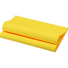 Duni Bio-Dunisoft-Servietten gelb 40 x 40 cm 1/ 4 Falz 60 Stück