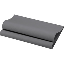 Duni Bio-Dunisoft-Servietten granite grey 40 x 40 cm 1/ 4 Falz 60 Stück