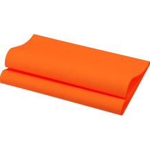 Duni Bio-Dunisoft-Servietten sun orange 40 x 40 cm 1/ 4 Falz 60 Stück