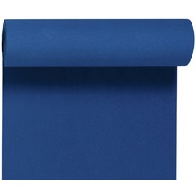 Duni Dunicel-Tischläufer Tête-à-Tête dunkelblau, 40cm breit, perforiert 1 Stück