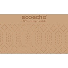 Duni Zelltuch-Servietten ecoecho® 40 x 40 cm 3lagig, 1/ 8 BF 250 Stück