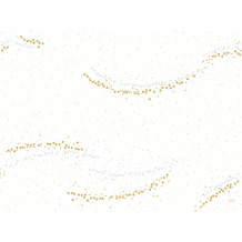 Duni Dunicel-Tischsets Golden Stardust white 30 x 40 cm 100 Stück