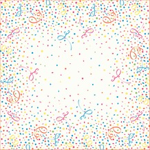 Duni Dunisilk-Mitteldecken Confetti 84 x 84 cm 20 Stück