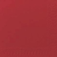 Duni Dunisoft-Servietten 20 x 20 cm 1/ 4 Falz rot, 180 Stück