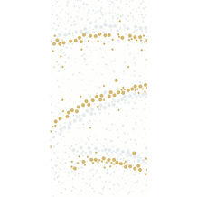Duni Dunisoft-Servietten Golden Stardust white 40 x 40 cm 1/ 8 Falz 60 Stück
