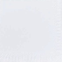 Duni Cocktail-Servietten 3lagig Zelltuch Uni weiß, 24 x 24 cm, 250 Stück