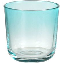 Duni Switch & Shine Kerzenhalter Ouri 81 x Ø 72,5 mm, mint blue, Glas 1 Stück