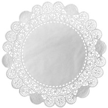Duni Torten-Spitzen rund weiß, ø 26,7 cm, 250 Stück