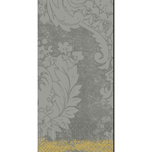 Duni Zelltuchservietten 40 x 40 cm, 3-Lagig, 1/ 8-Kopffalz, Motiv Royal granite grey 250 Stück