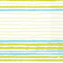 Duni Zelltuchservietten Elise Stripes 40 x 40 cm 3-lagig 1/ 4 Falz 250 Stück