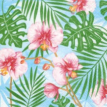 Paper+Design Servietten Tissue Tropical plants 33 x 33 cm 20er