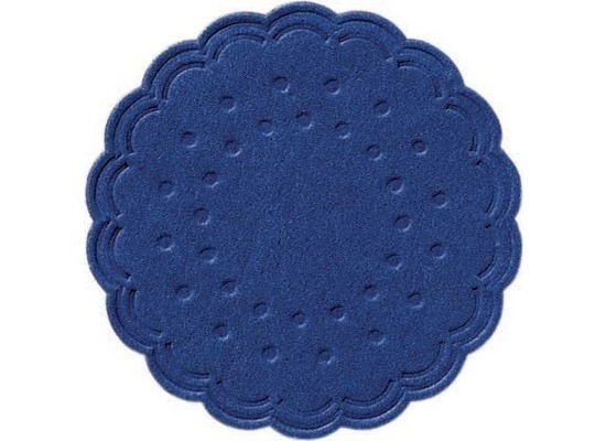 Duni Untersetzer 8lagig Tissue Uni dunkelblau, ø 7,5 cm, 250 Stück