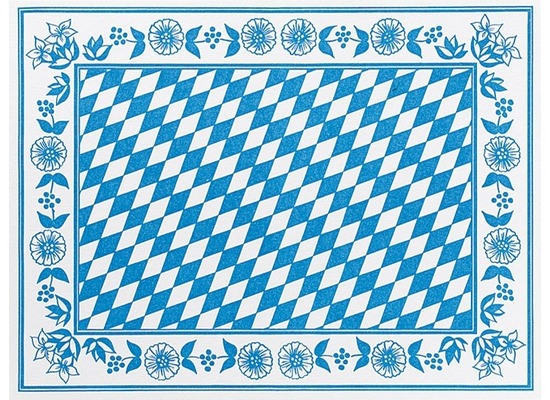 Duni Tischset aus Dunicel Motiv Bayernraute, 30 x 40 cm, 100 Stück