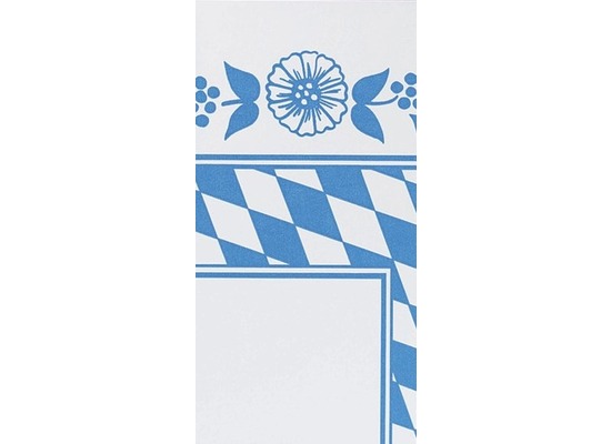Duni Mitteldecken aus Dunicel Motiv Bayer. Raute, 84 x 84 cm, 20 Stck