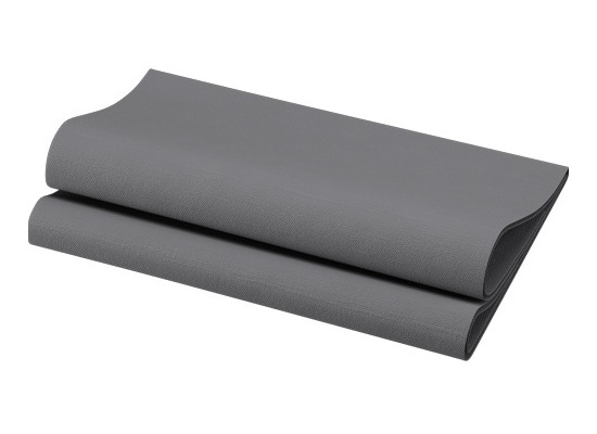 Duni Bio-Dunisoft-Servietten granite grey 40 x 40 cm 1/4 Falz 60 Stück