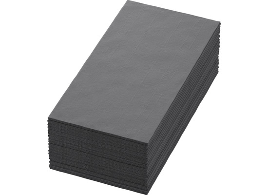 Duni Bio-Dunisoft-Servietten granite grey 40 x 40 cm 1/8 Buchfalz 60 Stück
