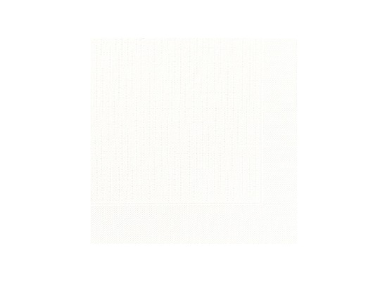Duni Dinner-Servietten 4lagig Tissue geprägt Uni weiß, 40 x 40 cm, 50 Stück