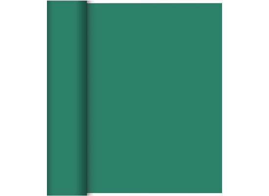 Duni Dunicel-Tischläufer Tête-à-Tête dunkelgrün, 40cm breit, perforiert 1 Stück
