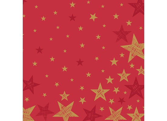 Duni Servietten Shining Star Red 40 x 40 cm 12 St.