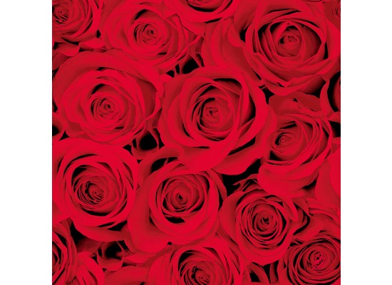 Duni Dunisoft® Servietten Red Roses 40 x 40 cm 12 Stück