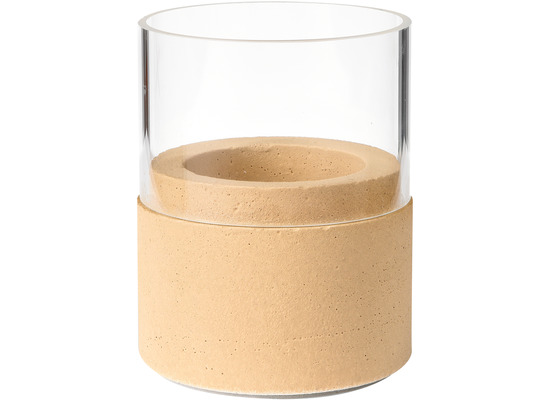 Duni Kerzenhalter Neat sand, Glas 75 x 68 mm 1 Stück