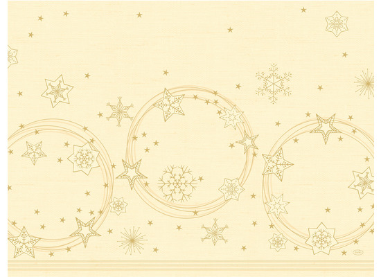 Duni Papier-Tischsets Star Shine cream 30 x 40 cm 250 Stück