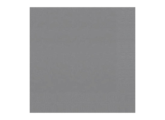 Duni Cocktail-Servietten 3lagig Zelltuch Uni granite grey, 24 x 24 cm, 250 Stück