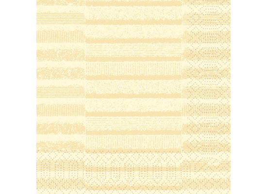 Duni Zelltuchservietten 33 x 33 cm, 3-Lagig, 1/4-Falz, Motiv, Kleinpack Tessuto cream 50 Stück