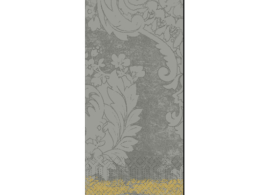 Duni Zelltuchservietten 40 x 40 cm, 3-Lagig, 1/8-Kopffalz, Motiv Royal granite grey 250 Stück