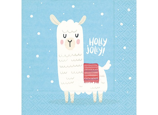 Paper+Design Tissue Servietten Holly Jolly 33 x 33 cm 20 Stück
